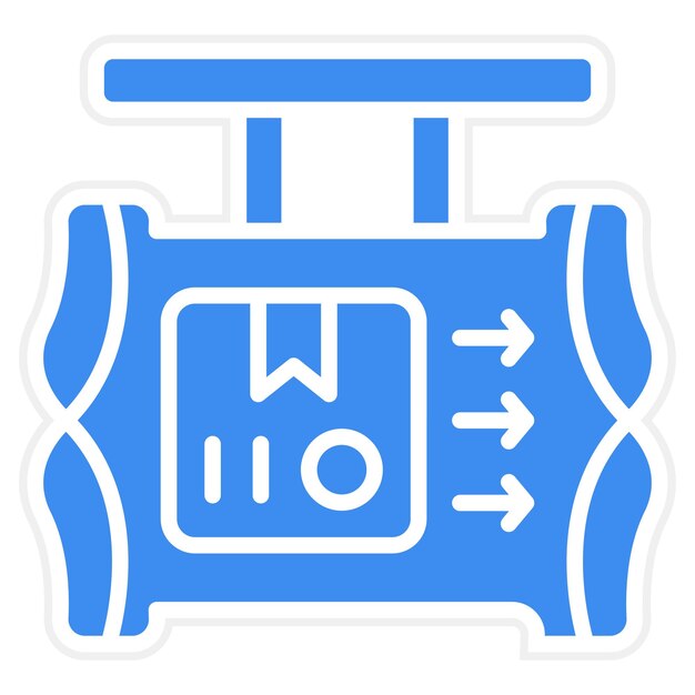 Estilo de icono de cartel de diseño vectorial