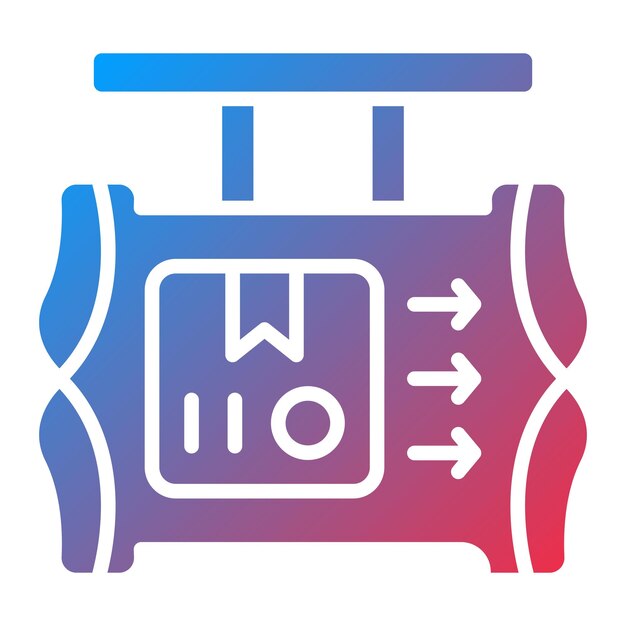 Estilo de icono de cartel de diseño vectorial