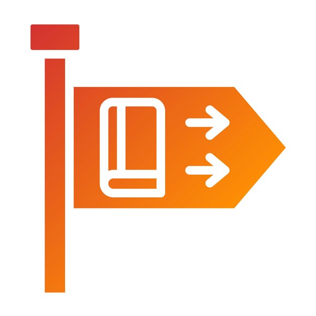 Estilo de icono de cartel de diseño vectorial