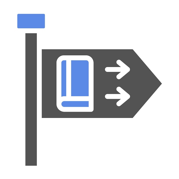 Estilo de icono de cartel de diseño vectorial