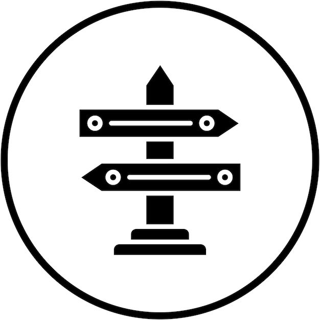 Estilo de icono de cartel de diseño vectorial