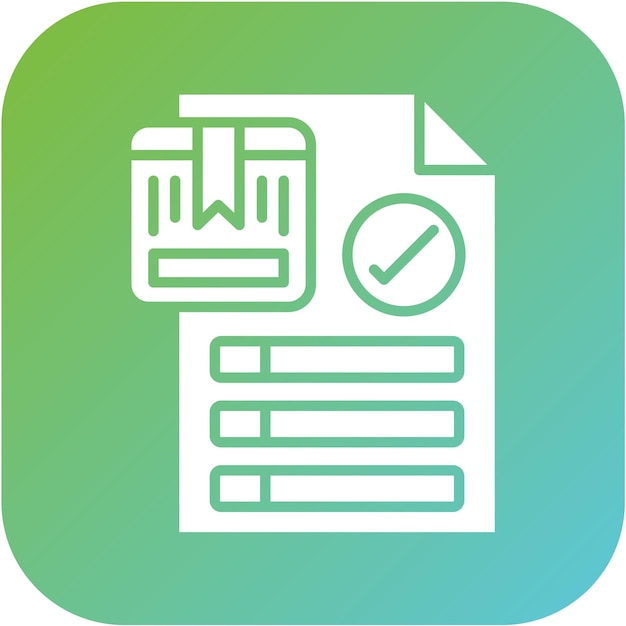 Estilo del icono de la cartera de productos de diseño vectorial