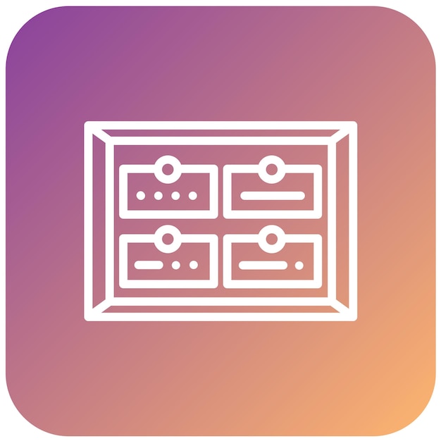 Estilo de icono de cartón de corcho de diseño vectorial