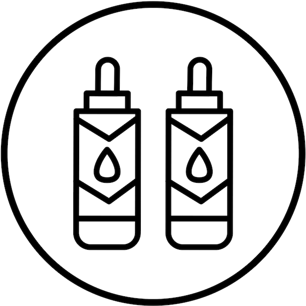 Estilo del icono del cartucho de diseño vectorial