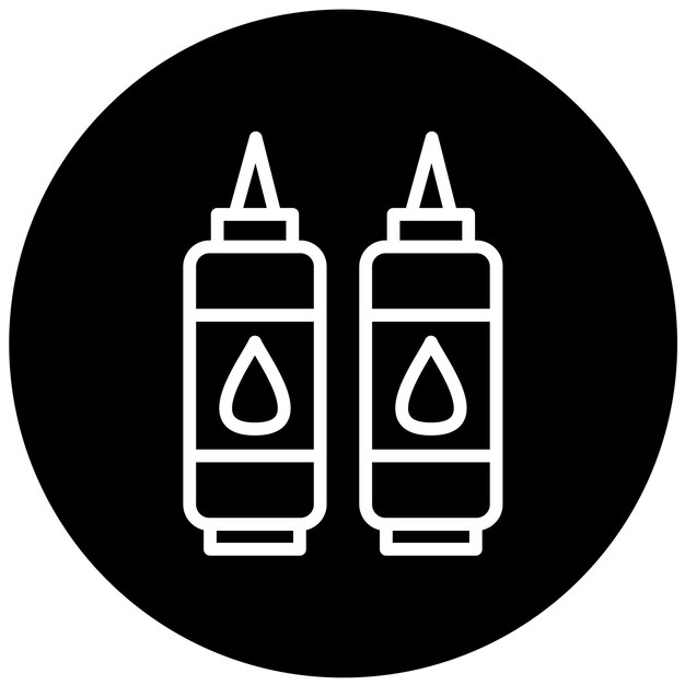 Estilo del icono del cartucho de diseño vectorial