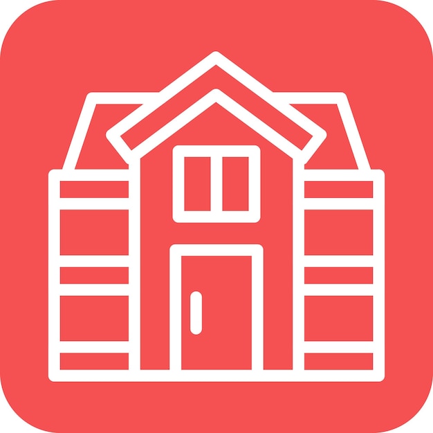 Estilo del icono de la casa de diseño vectorial