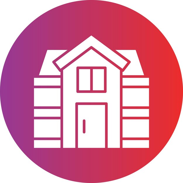 Estilo del icono de la casa de diseño vectorial