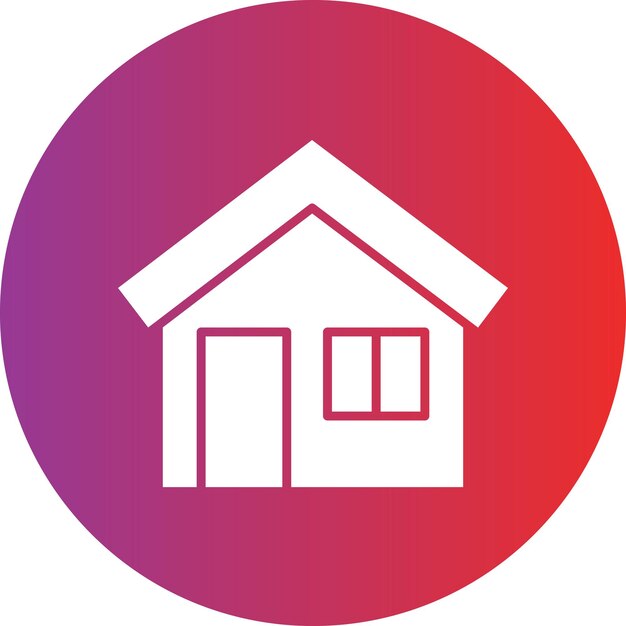 Estilo del icono de la casa de diseño vectorial