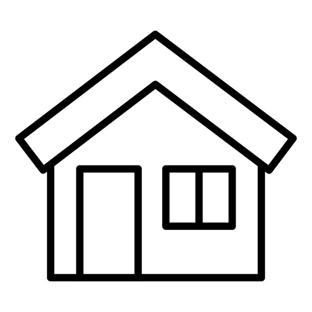 Estilo del icono de la casa de diseño vectorial