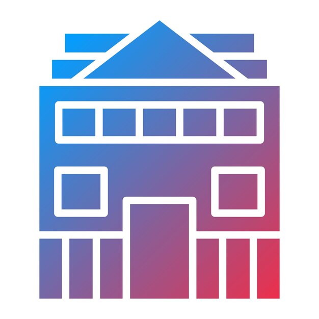 Estilo del icono de la casa de diseño vectorial