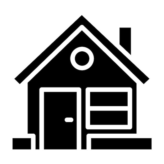 Estilo del icono de la casa de diseño vectorial