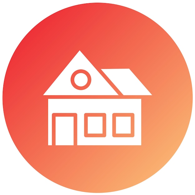 Estilo del icono de la casa de diseño vectorial