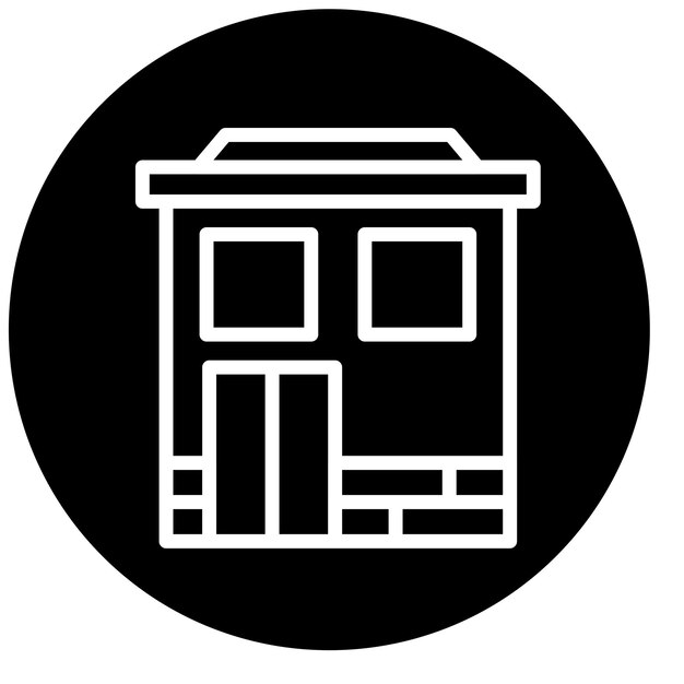 Estilo del icono de la casa de diseño vectorial