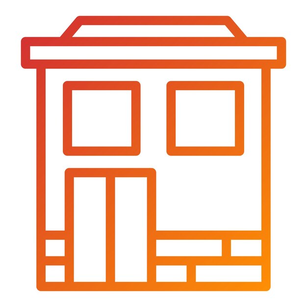 Estilo del icono de la casa de diseño vectorial