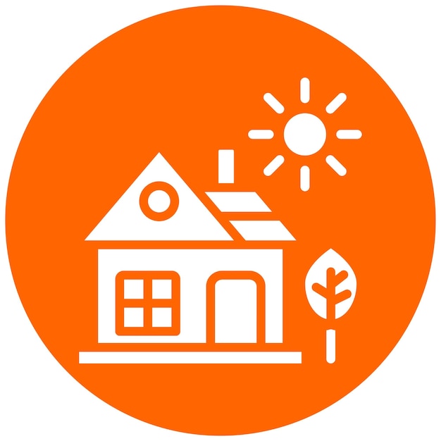 Estilo del icono de la casa de diseño vectorial