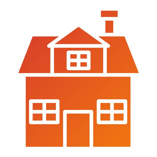 Estilo del icono de la casa de diseño vectorial