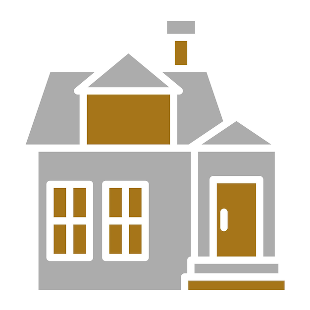 Estilo del icono de la casa de diseño vectorial