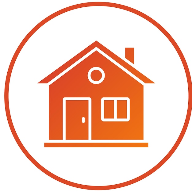 Estilo del icono de la casa de diseño vectorial