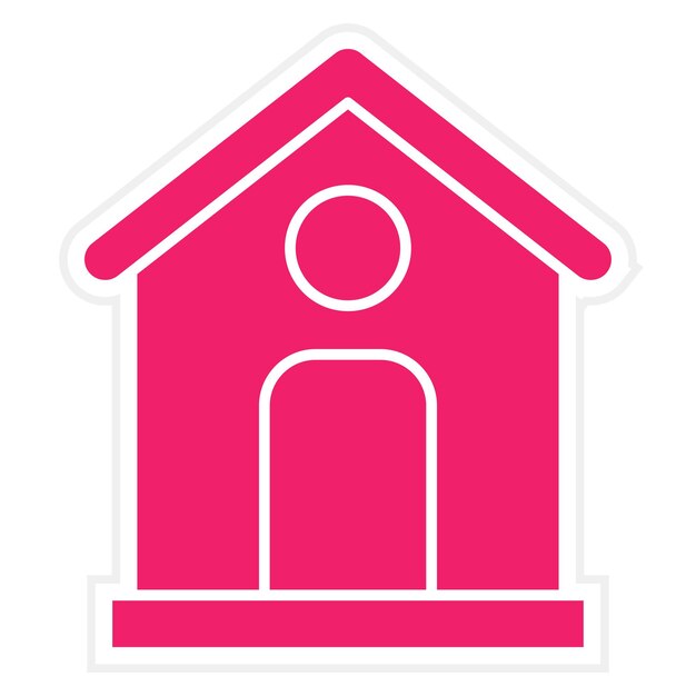Estilo del icono de la casa de diseño vectorial