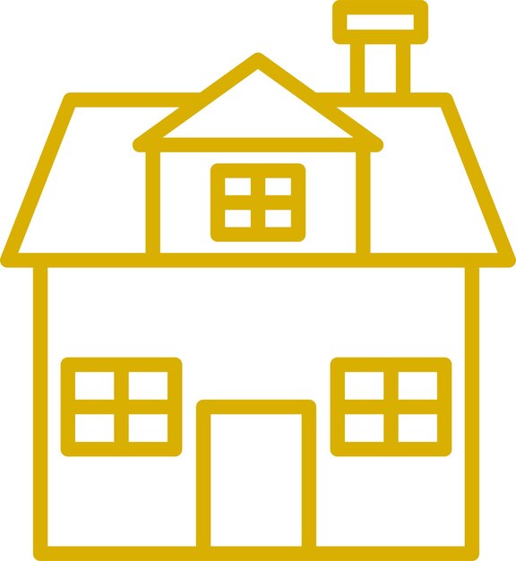 Estilo del icono de la casa de diseño vectorial