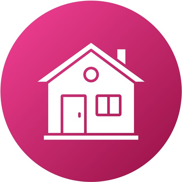 Estilo del icono de la casa de diseño vectorial
