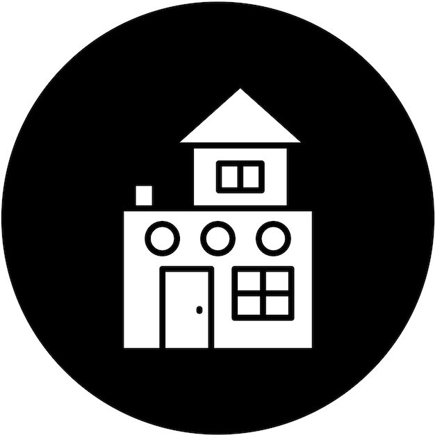 Estilo del icono de la casa de diseño vectorial