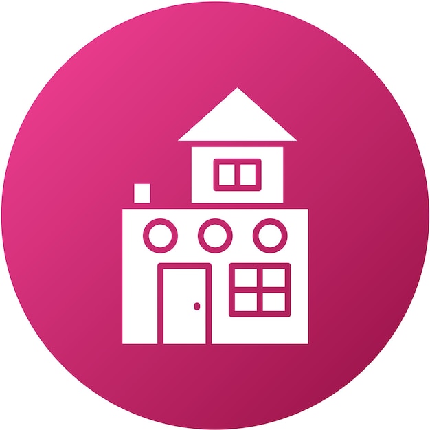 Estilo del icono de la casa de diseño vectorial