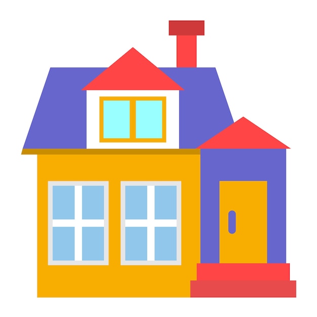 Estilo del icono de la casa de diseño vectorial