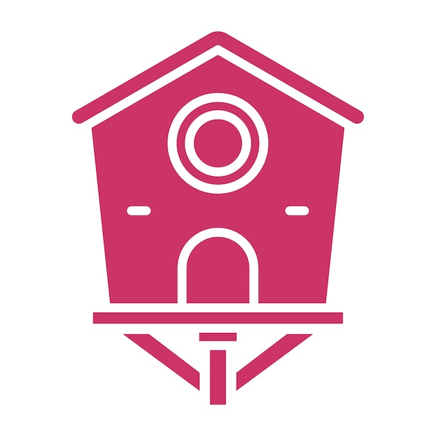 Estilo del icono de la casa de los pájaros
