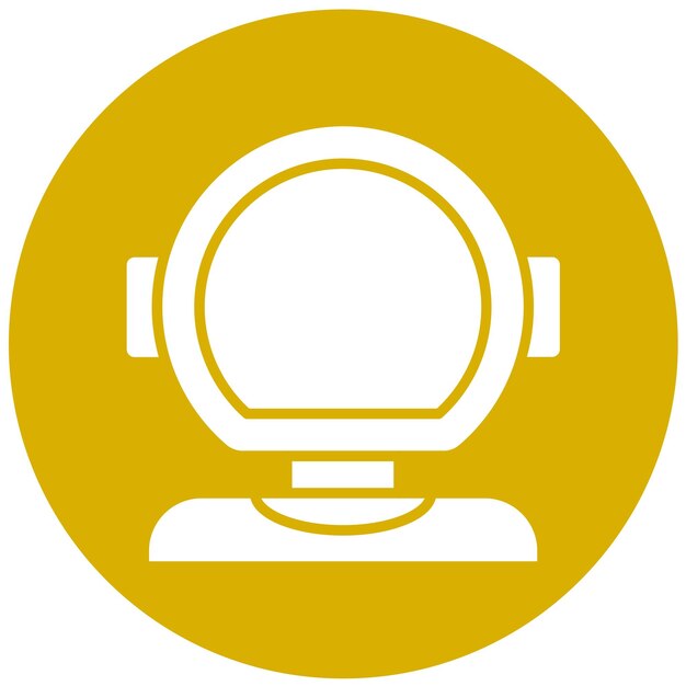 Estilo del icono del casco de buceo de diseño vectorial