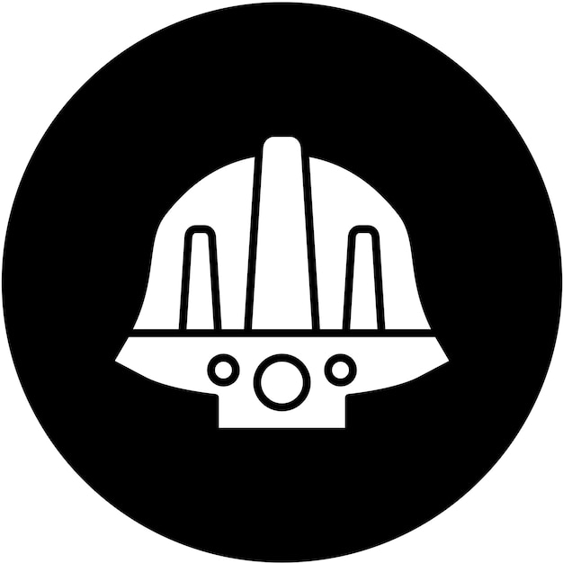 Estilo del icono del casco