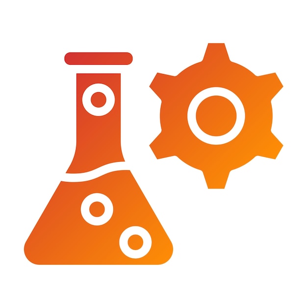 Estilo del icono del catalizador de diseño vectorial