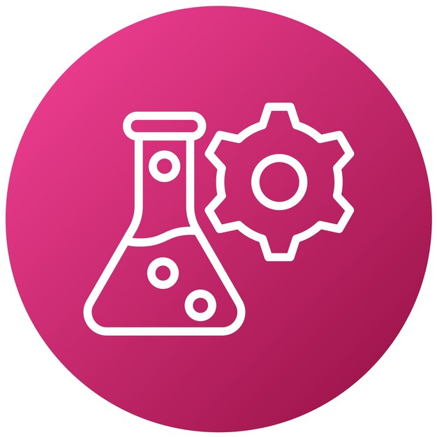 Estilo del icono del catalizador de diseño vectorial