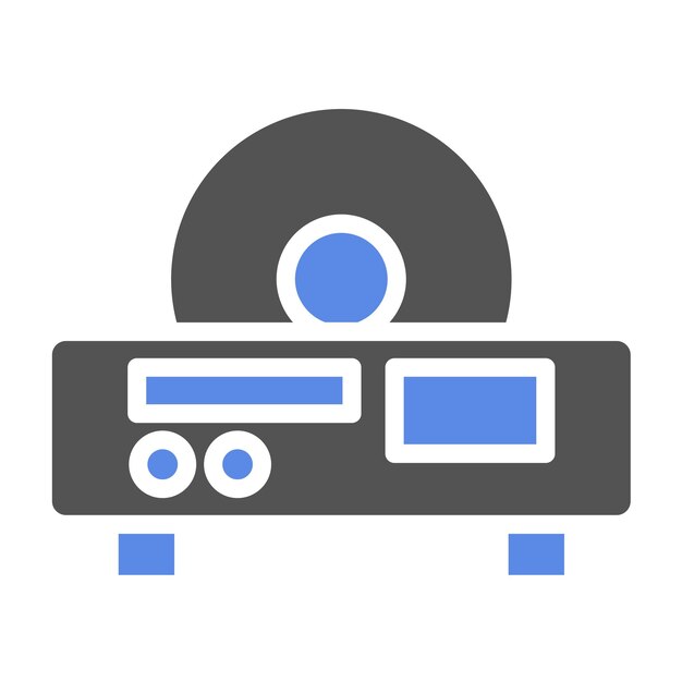 Vector estilo del icono del cdrom de diseño vectorial