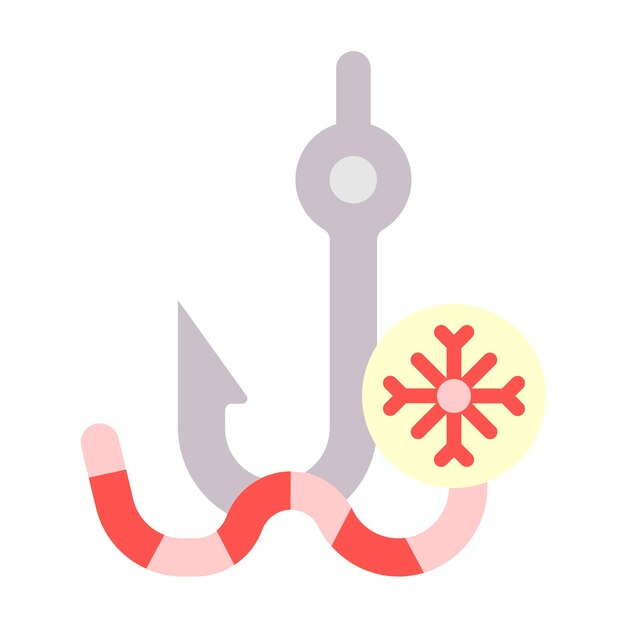 Estilo del icono de cebo congelado