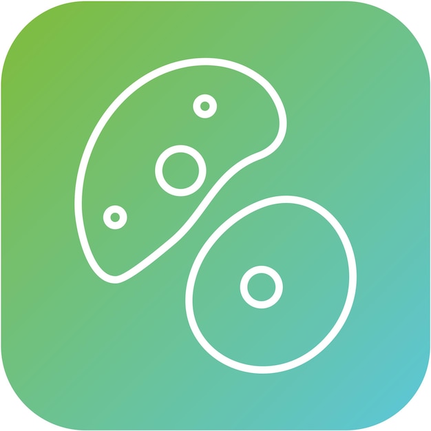 Estilo del icono de las celdas de diseño vectorial