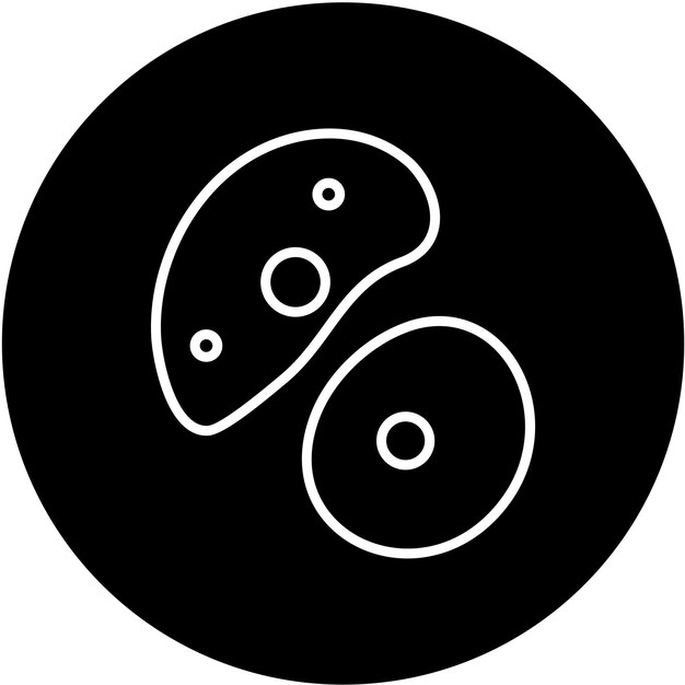 Estilo del icono de las celdas de diseño vectorial