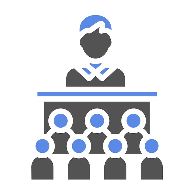 Estilo del icono del centro de compromiso de diseño vectorial