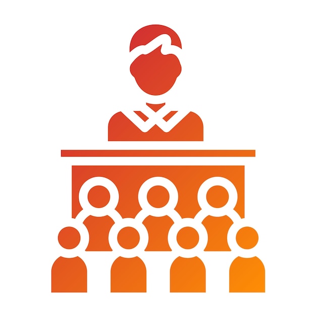 Estilo del icono del centro de compromiso de diseño vectorial