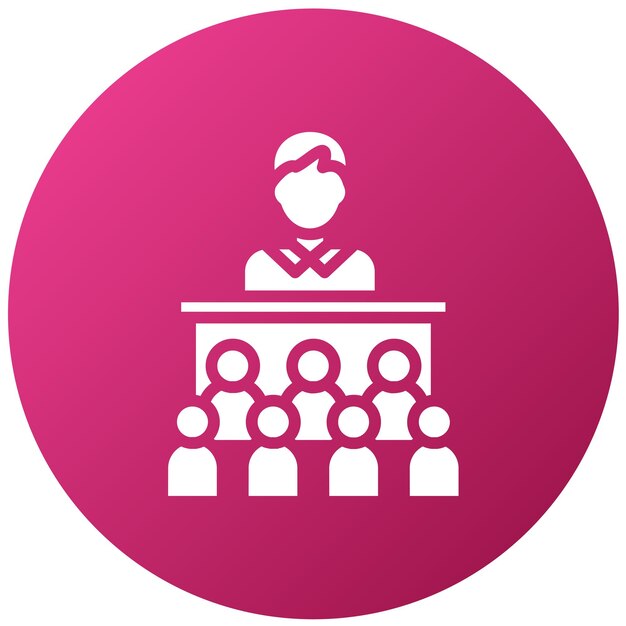 Estilo del icono del centro de compromiso de diseño vectorial