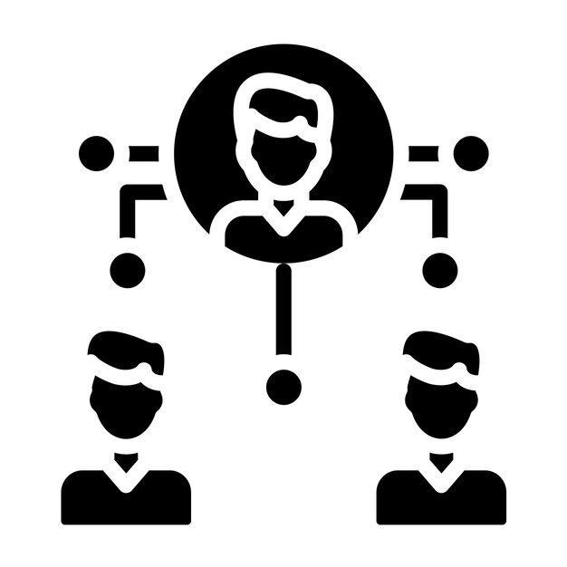 Estilo del icono del centro de comunicación de diseño vectorial