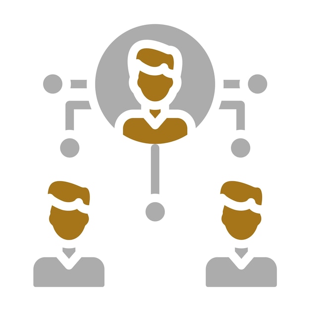 Estilo del icono del centro de comunicación de diseño vectorial