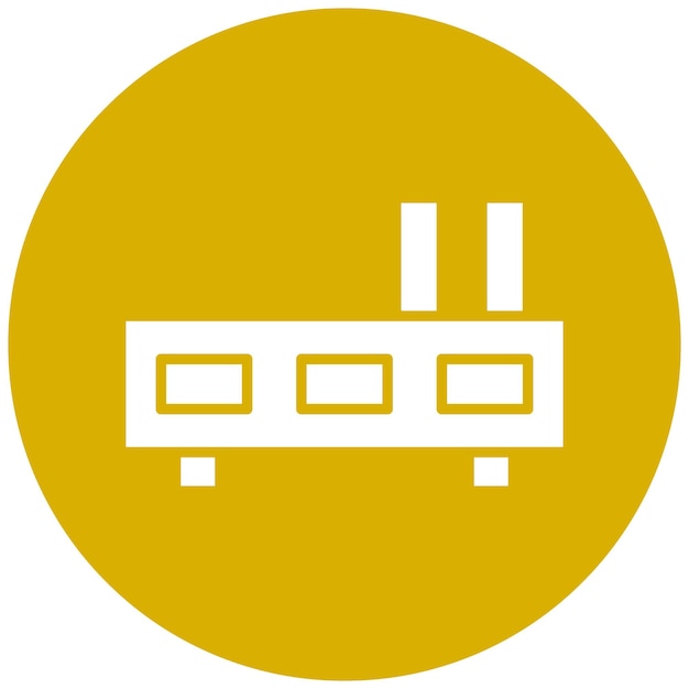 Estilo del icono del centro de diseño vectorial