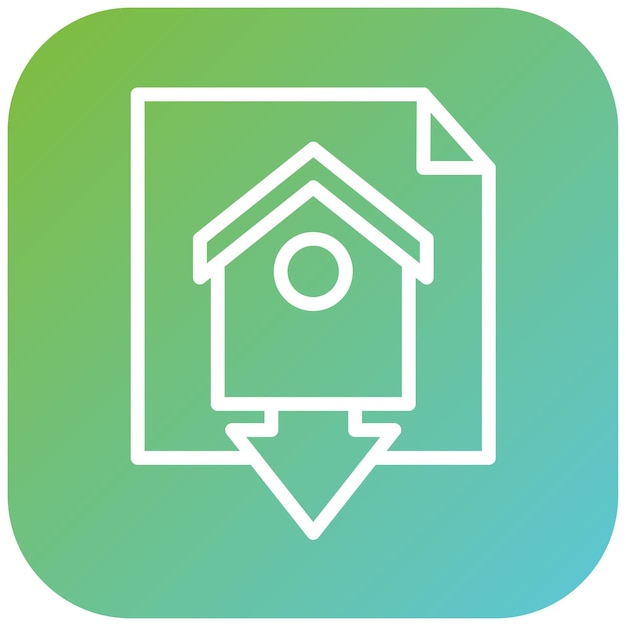 Estilo del icono del centro de elaboración de exportación de diseño vectorial