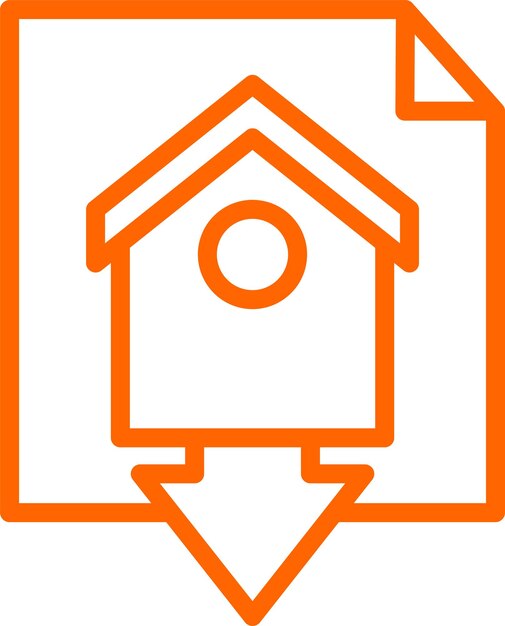 Estilo del icono del centro de elaboración de exportación de diseño vectorial