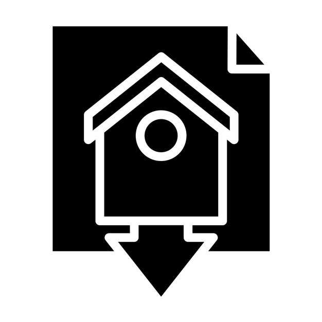 Estilo del icono del centro de elaboración de exportación de diseño vectorial
