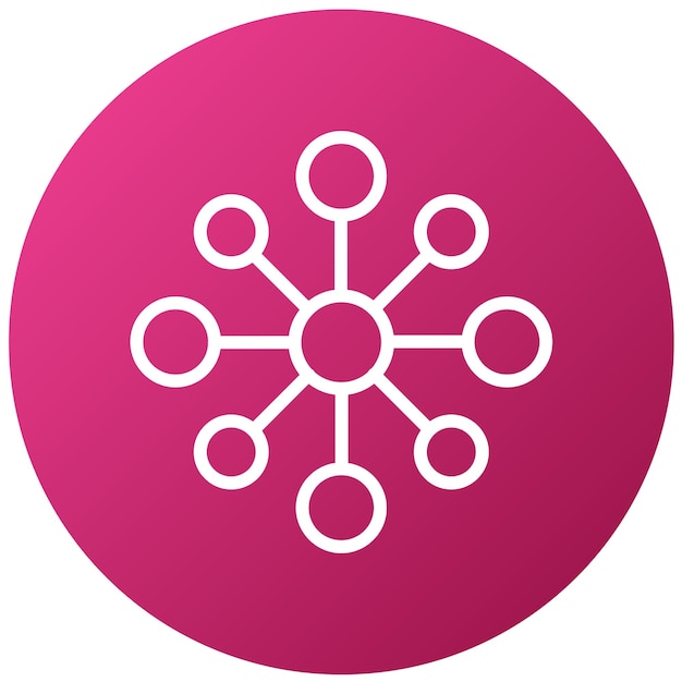 Estilo del icono del centro de servicio de diseño vectorial