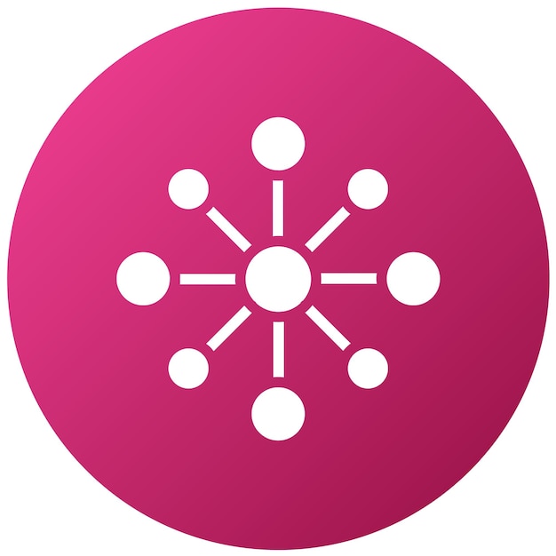 Estilo del icono del centro de servicio de diseño vectorial