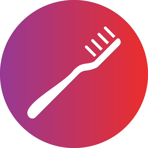Estilo del icono del cepillo de dientes