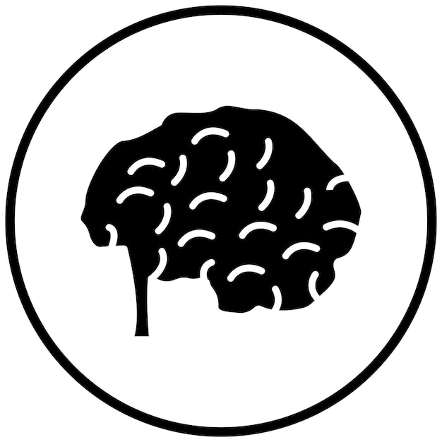 Estilo del icono del cerebro